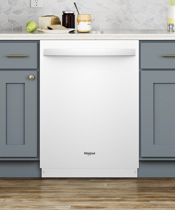 Whirlpool - 24" Built-In Dishwasher - White - Image 6