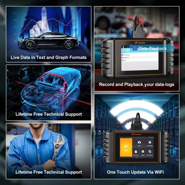 FOXWELL Automotive Bi-Directional Diagnostic Scan Tool OBD2 Scanner All System Code Reader All Reset - Image 6