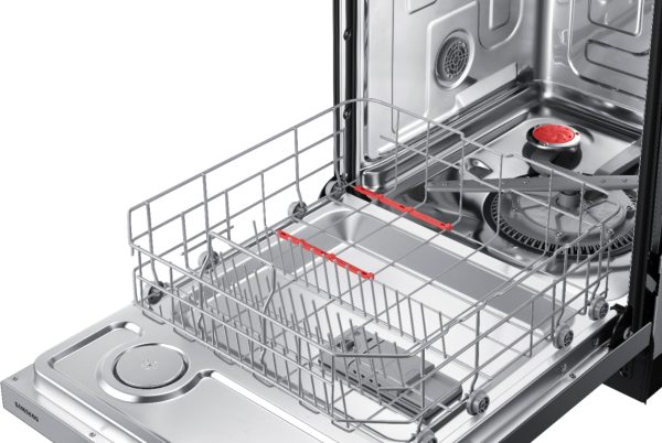 Samsung - StormWash 24" Top Control Built-In Dishwasher with AutoRelease Dry, 3rd Rack, 48 dBA - Stainless steel - Image 6