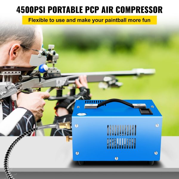 BENTISM PCP Air Compressor Scuba Compressor 4500PSI Manual-Stop 12V/110V w/Adapter - Image 2