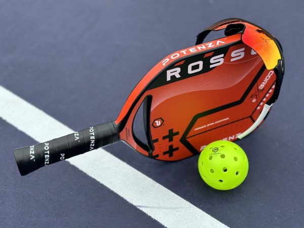 Potenza ROSSO+ Pro Pickleball Paddle (Carbon Fiber, 21mm COREx3 Open Throat)