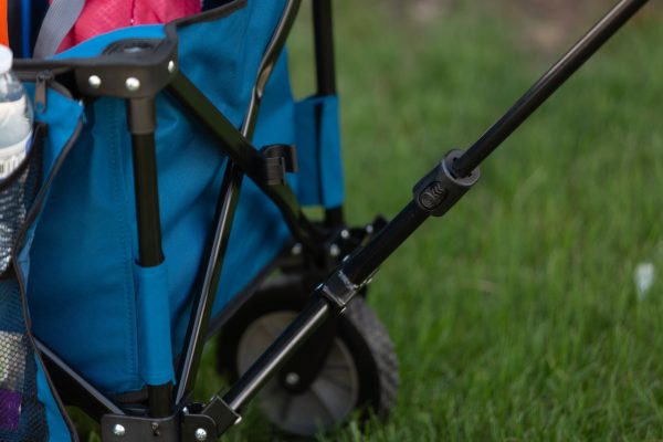 Ozark Trail Quad Folding Camp Wagon with Tailgate， Blue - Image 14