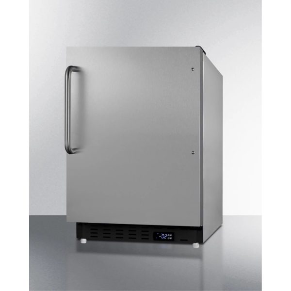 Summit ALFZ37BCSS 20 in. Built-In All-Freezer, Stainless Steel - 25 in. - Image 2