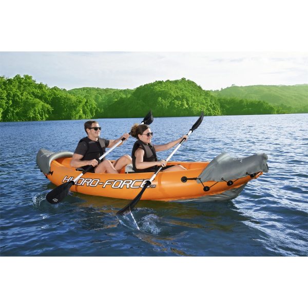 Bestway Hydro Force Lite Rapid X2 Inflatable Outdoor Water Sport Kayak Set - Image 3