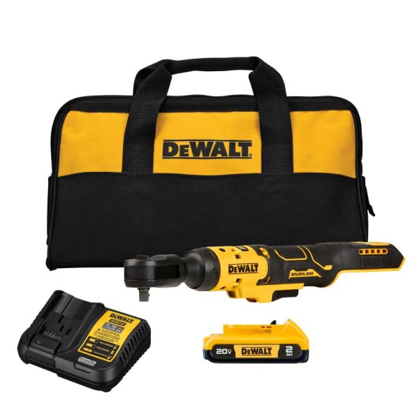 DEWALT ATOMIC 20V MAX Ratchet Kit Brushless 3/8" DCF513D1 from DEWALT💝 Last Day For Clearance