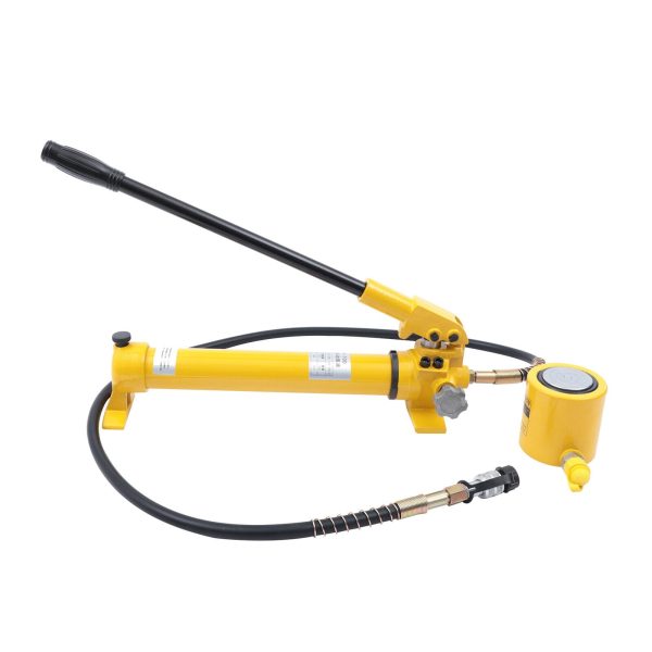 RSC-3050 Hydraulic Cylinder Jack 30 Ton 50mm-1.9" Stroke+CP-700 Hand Pump 30 Ton Hydraulic Ram Jack & Hand Pump Stoke Mini Protable Hydraulic Cylinder 30 Ton Hollow Ram Hydraulic Cylinder Jack - Image 6