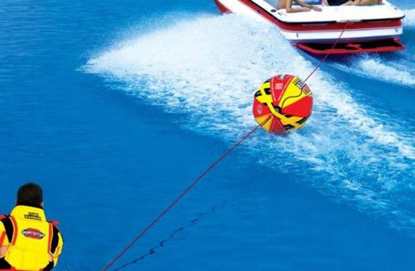 Airhead SPORTSSTUFF 53-2030 Boat Tubing Towable 4K Booster Ball Towing System - Image 4