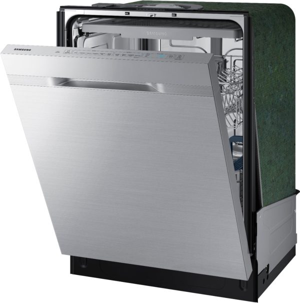 Samsung - StormWash 24" Top Control Built-In Dishwasher with AutoRelease Dry, 3rd Rack, 48 dBA - Stainless steel - Image 2