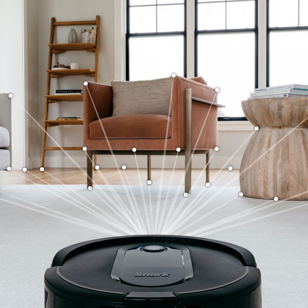 Shark - IQ Robot Self-Empty XL RV1001AE, Wi-Fi Connected, Robot Vacuum with Self-Cleaning Brushroll - Black - Image 16