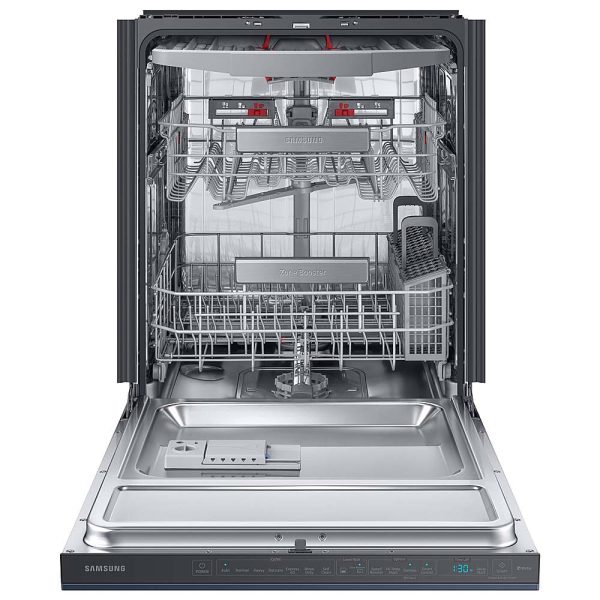 Samsung - Smart BESPOKE Linear Wash 39dBA Dishwasher - Navy steel - Image 4