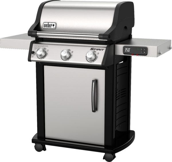 Weber - Spirit SX-315 3-Burner Propane Gas Grill - Stainless Steel - Image 9