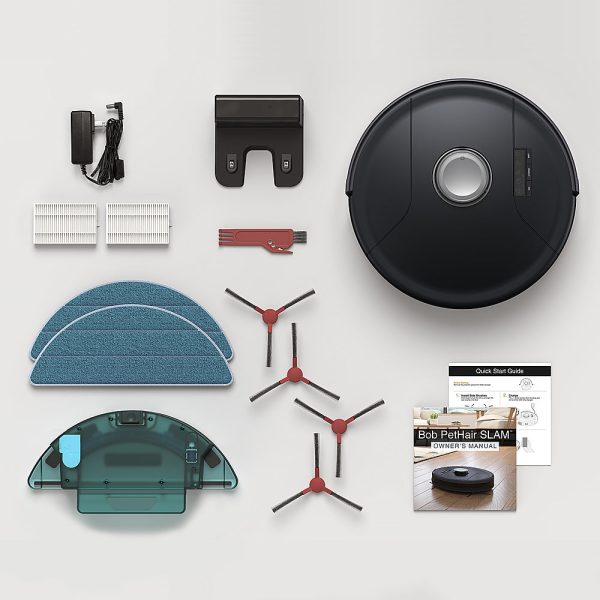 bObsweep - PetHair SLAM Wi-Fi Connected Robot Vacuum and Mop - Jet - Image 5