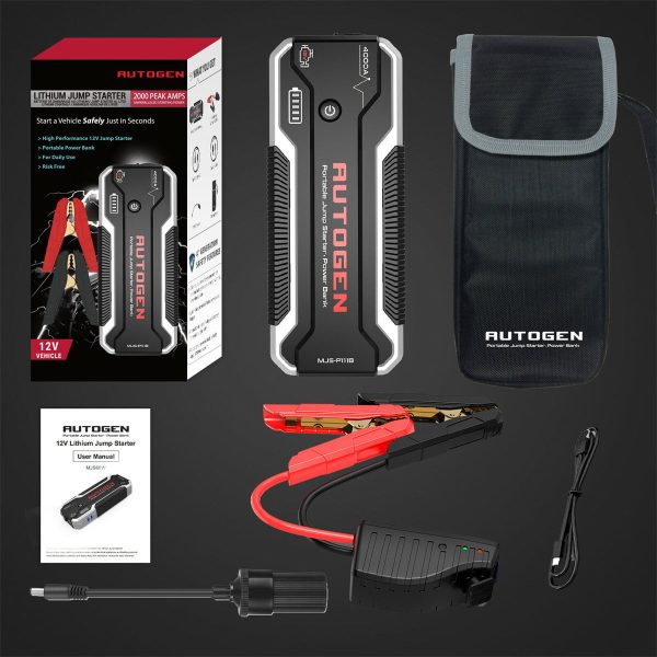 AUTOGEN® 4000A Car Battery Jump Starter Jumper Box - Image 4