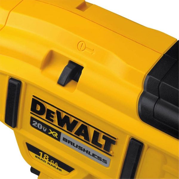 20V MAX XR Lithium-Ion Cordless 18-Gauge Brad Nailer (Tool Only) DCN680B - Image 4