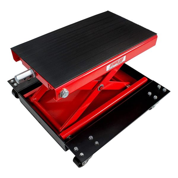 Extreme Max 5001.5059 Wide 1100 Pound Motorcycle Scissor Platform Lift Jack - Image 5