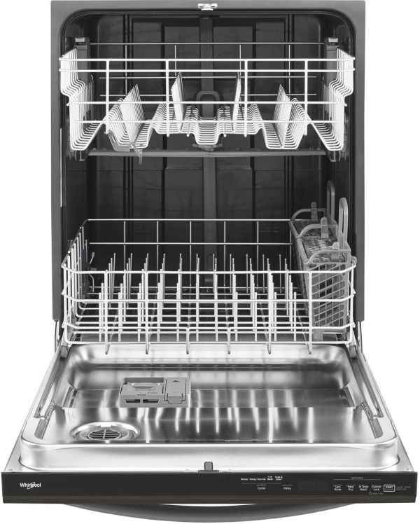 Whirlpool - 24" Built-In Dishwasher - Black stainless steel - Image 2