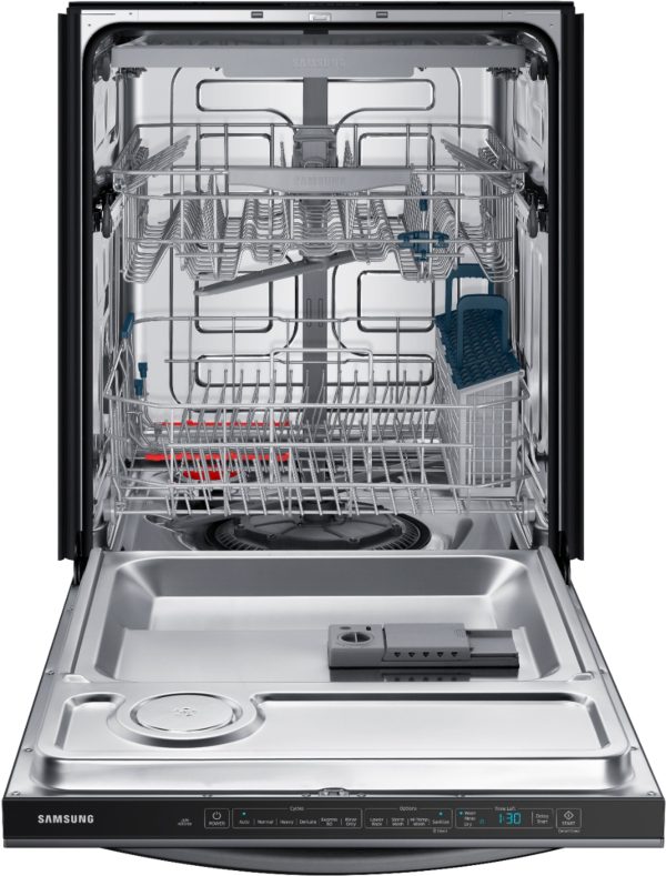 Samsung - StormWash 24" Top Control Built-In Dishwasher with AutoRelease Dry, 3rd Rack, 48 dBA - Black stainless steel - Image 17