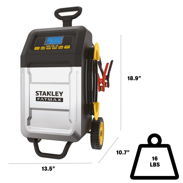 Stanley FatMax 200 Amp Rolling Battery Charger, New - Image 6